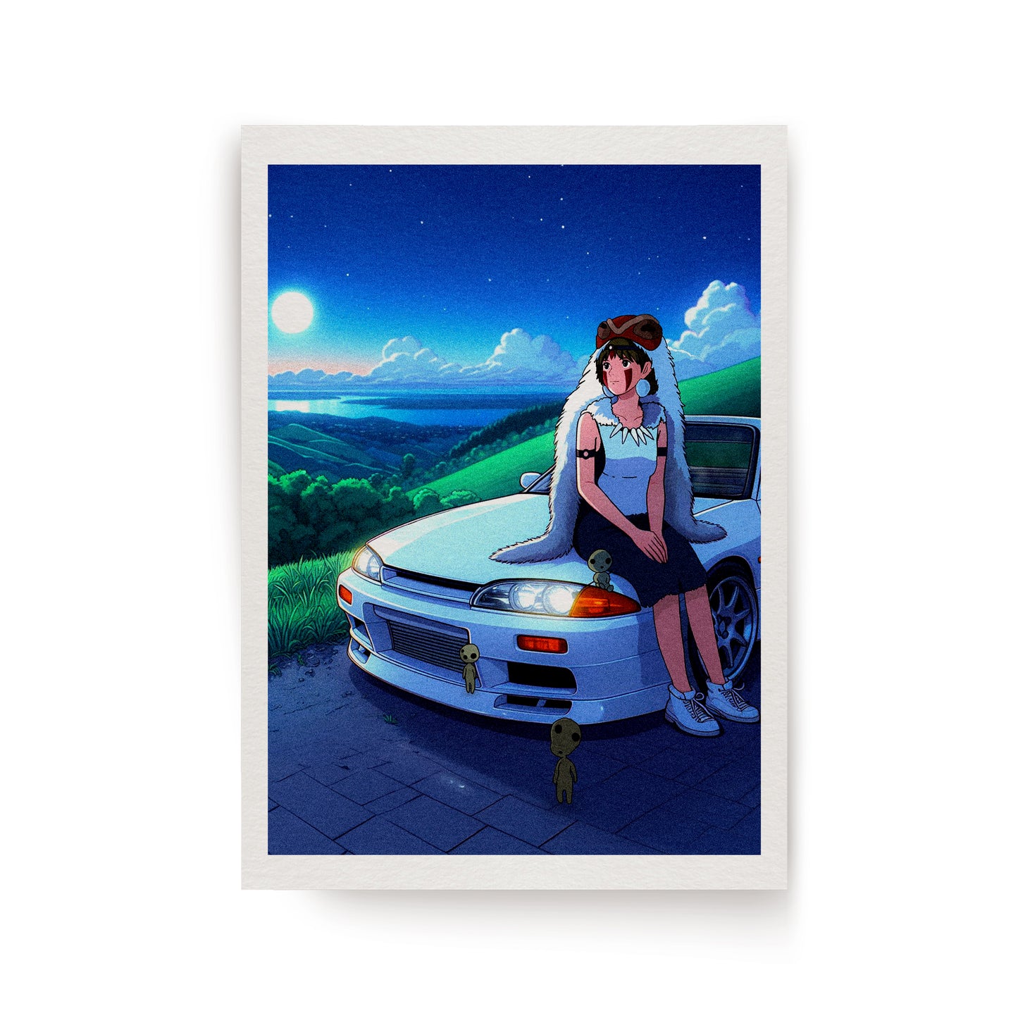 Ghibli x JDM Cars Prints