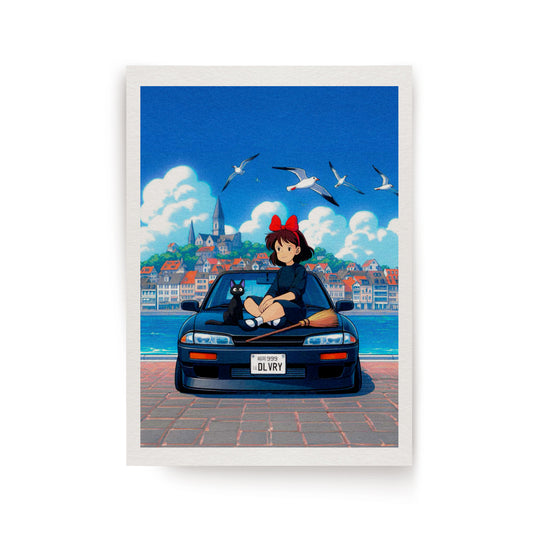 Ghibli x JDM Cars Prints